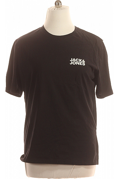 Pánské Tričko Černé JACK & JONES Vel. XXL | JACK & JONES | obrázek 2