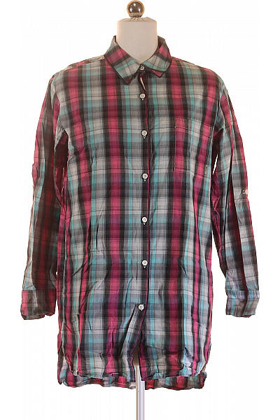 Kostkovaná Dámská Košile Barevná Donna Karan Vel. S