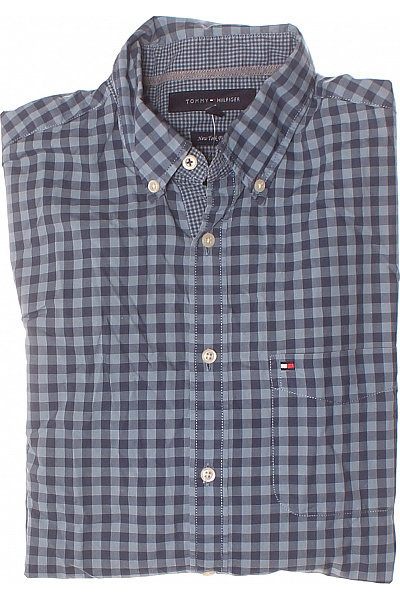 Pánská Košile Modrá TOMMY HILFIGER Vel. S