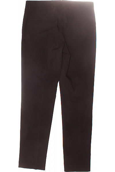 MANGO Společenské Pánské Kalhoty Černé