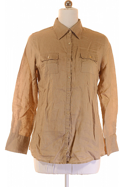 REPEAT Cashmere Dámská Košile Lněná Béžová Vel. 42