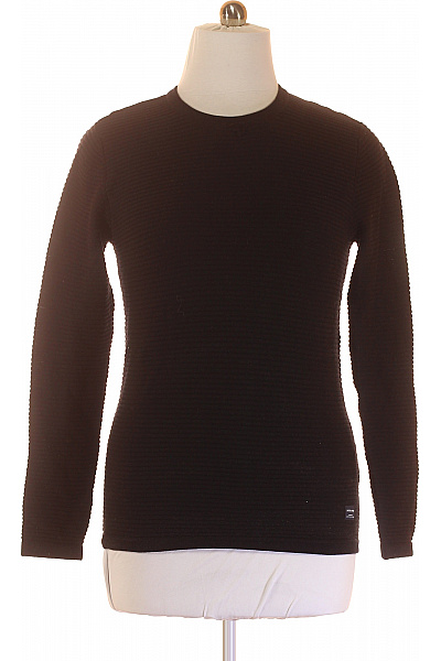 JACK & JONES Pánský Svetr Černý Second Hand Vel. S