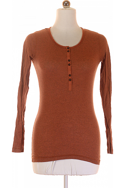 Jednoduché Dámské Tričko Hnědé S.OLIVER Vel. 38