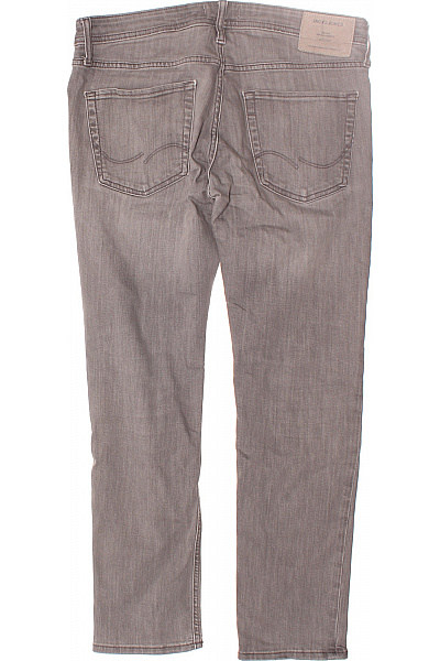 JACK & JONES Pánské Rovné Džíny Šedé Vel. 32/30