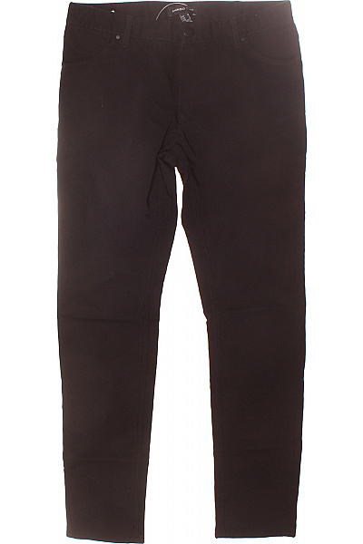 Dámské Kalhoty Rovné Černé MANGO Vel. 36