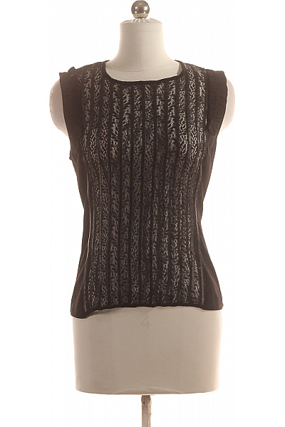 Pinko Vzorovaná  Halenka Černá Second hand Vel. 42