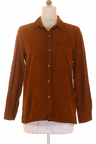 ZARA Dámská Košile Hnědá Second hand Vel. S