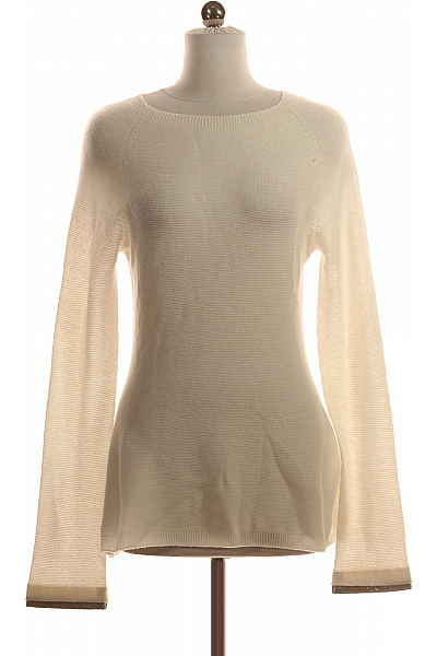 Dámský Pulovr Kašmírový Bílý FABIANA FILIPPI Vel. XS