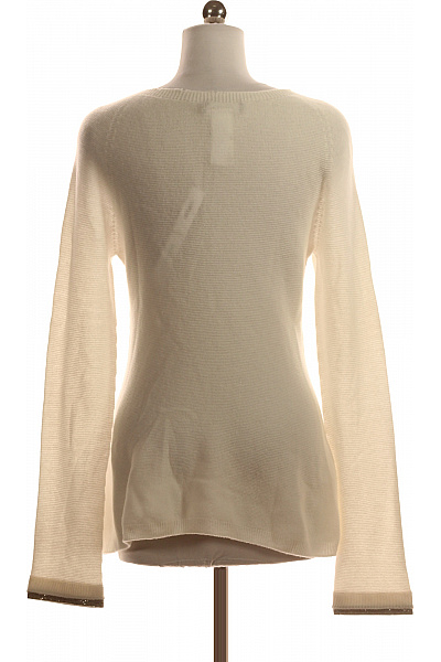 Dámský Pulovr Kašmírový Bílý FABIANA FILIPPI Vel. XS