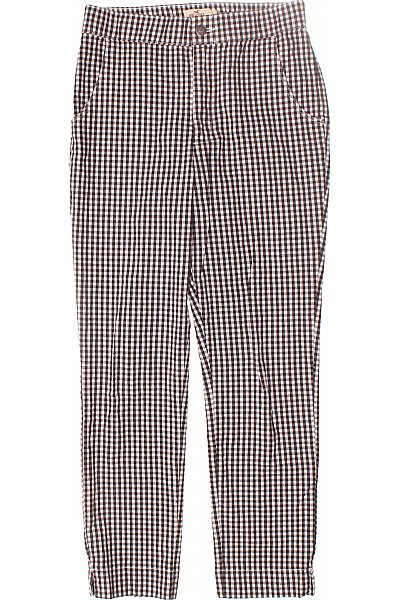 Dámské Kalhoty Černobílé Hollister Second hand Vel. S