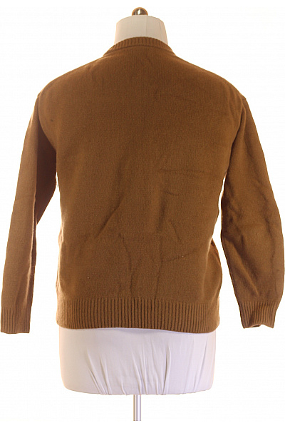 Dámský Svetr Vlněný Hnědý LACOSTE Vel. L
