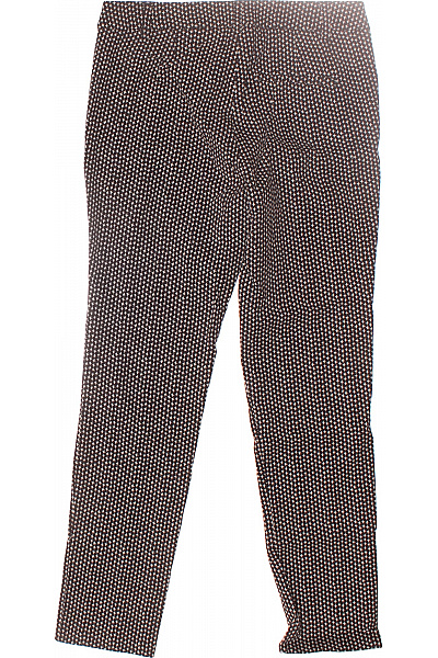 Dámské Kalhoty Rovné Černobílé Marella Vel. 34