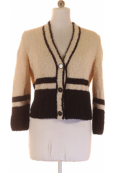 Dámský Cardigan Černobílý MARCCAIN Vel. N5