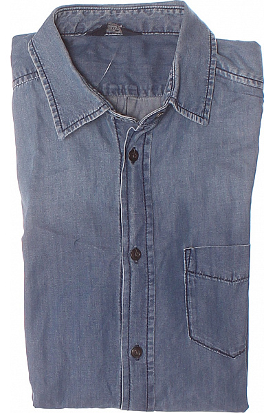 DIESEL Riflová Pánská Košile Modrá Vel. L