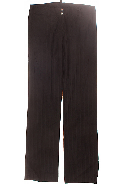 PATRIZIA  PEPE Dámské Kalhoty Rovné Černé Second hand Vel. 44 | PATRIZIA  PEPE | obrázek 2