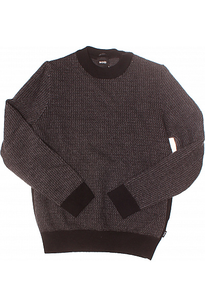 Hugo Boss Chlapecký Svetr Vlněné Šedé