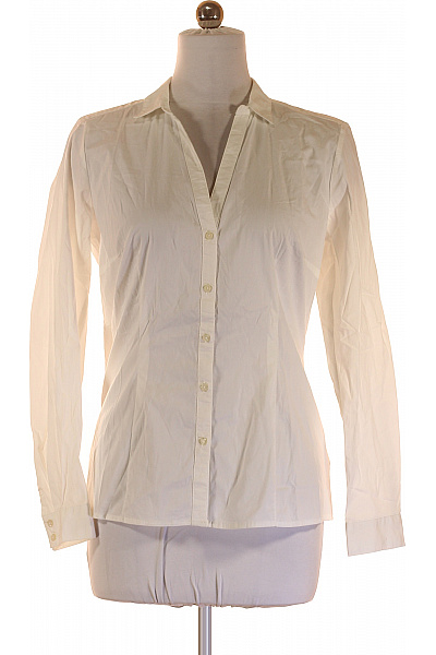 BODY FLIRT Dámská bavlněná bílá košile s dlouhým rukávem elegantní vypasovaná business Vel. 42 | BODY FLIRT | obrázek 2