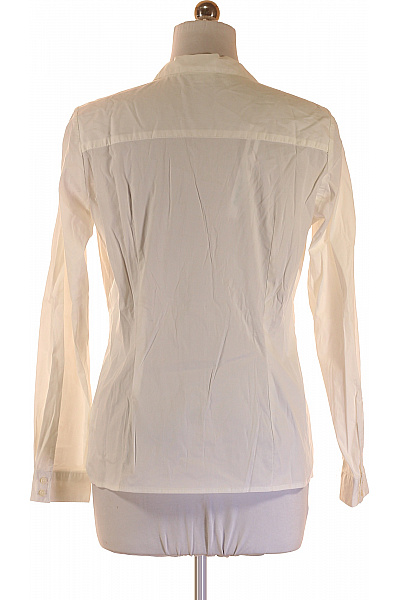 BODY FLIRT Dámská bavlněná bílá košile s dlouhým rukávem elegantní vypasovaná business Vel. 42 | BODY FLIRT | obrázek 3