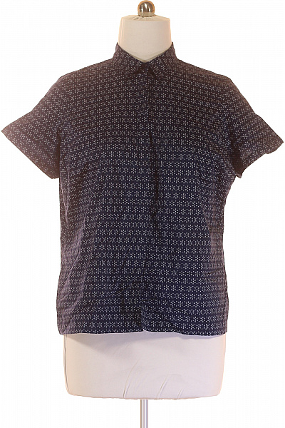 Marks & Spencer Dámská Košile Modrá Vel. 48