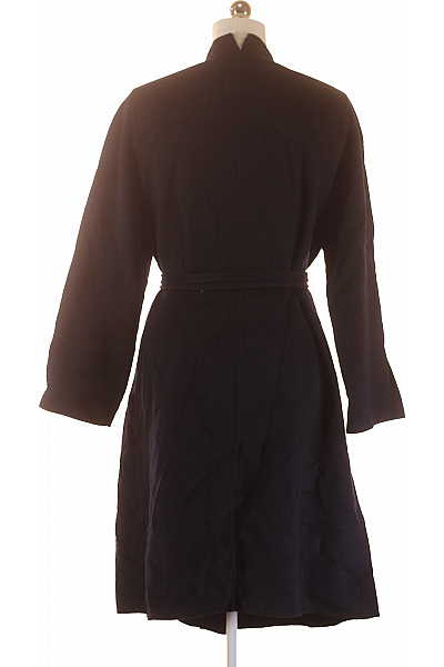 Dámský Kabát Vlněný Modrý Riani Vel. 42