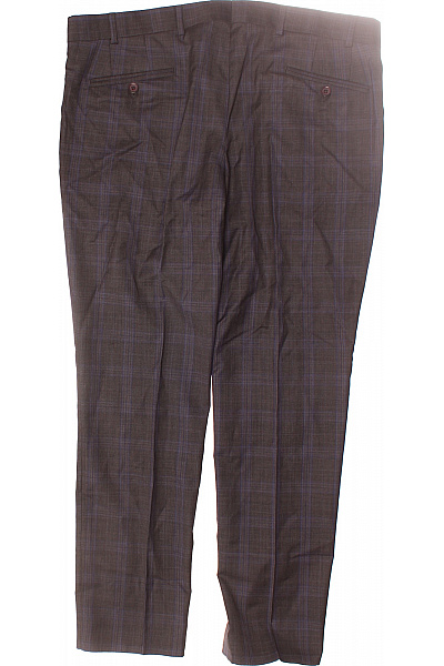 Pánské Kalhoty Vlněné Šedé Second hand Vel. 26