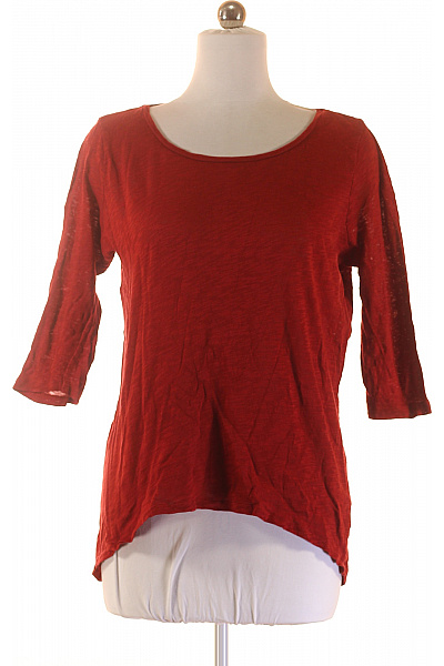 Jednoduché Dámské Tričko Červené ONLY Vel. M