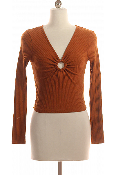 Topshop Dámské Tričko Oranžové Vel.  36