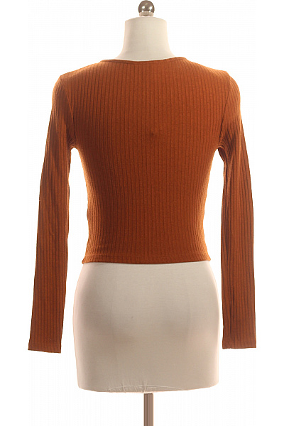 Topshop Dámské Tričko Oranžové Vel.  36