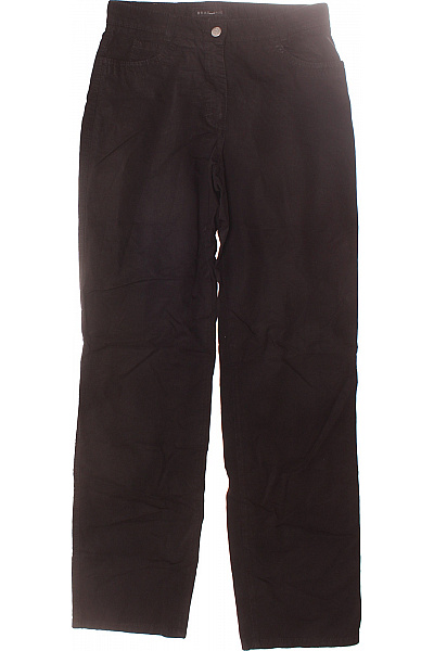 BRAX Dámské Kalhoty Rovné Černé Second hand Vel. 36