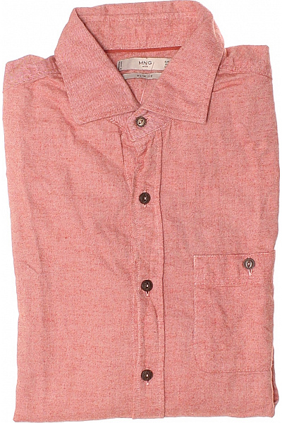 MANGO Pánská Košile Červená Vel. M