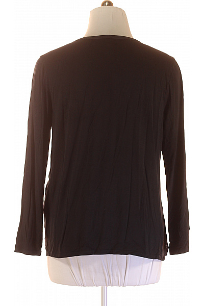 Street One Jednoduché Dámské Tričko Cupro Černé Vel.  44 | Street One | obrázek 3