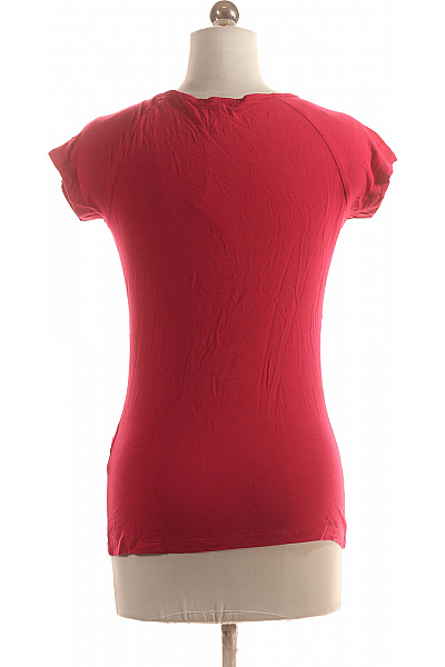 Dámské Tričko Růžové Second hand Vel. XS