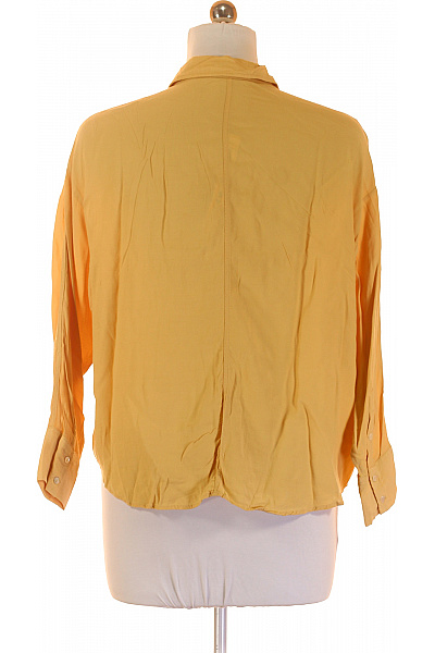 MANGO Společenská Dámská Košile Žlutá Second hand Vel. M