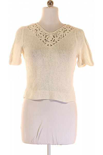 Dámský Svetr Bílý People Tree Vel. M