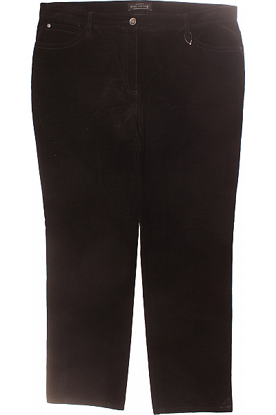 Dámské Kalhoty Rovné Černé BRAX Second hand Vel. 48