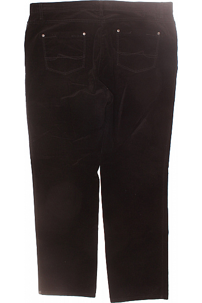 Dámské Kalhoty Rovné Černé BRAX Second hand Vel. 48