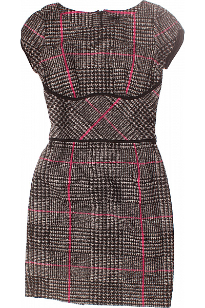 Pouzdrové šaty  Šaty Černobílé MANGO Vel. S