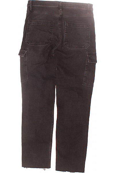 MANGO Dámské Kalhoty Kapsáče Černé Vel. 38