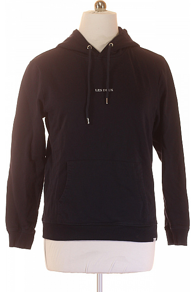 LES DEUX Pánská Mikina Modrá Vel. XL