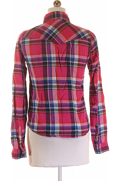 Hollister Dámská Košile Růžová Second hand Vel. S