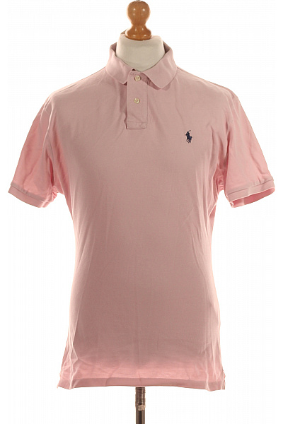 Pánské Tričko Růžové U.S.POLO ASSN. Vel. XL