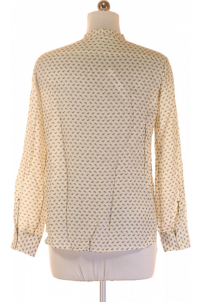 Vzorovaná Dámská Košile Béžová Massimo Dutti Vel. 40
