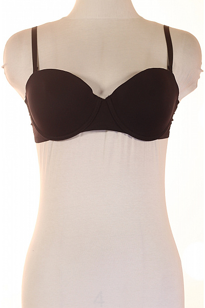 sinsay Dámská podprsenka hladká bez ramínek push up černá Vel. 80b | sinsay | obrázek 2