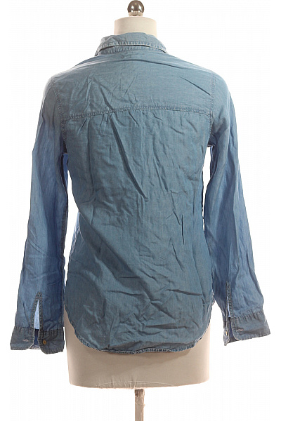 SPRINGFIELD Riflová Dámská Košile Modrá Second hand Vel. 36