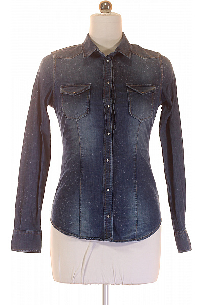 Riflová Dámská Košile Modrá LIU JO Vel. 42