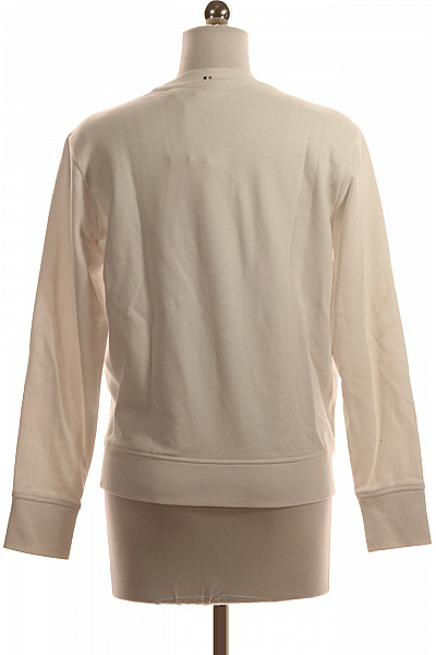 Dámská Mikina Bez Zapínání Bílá Hugo Boss Vel. XS