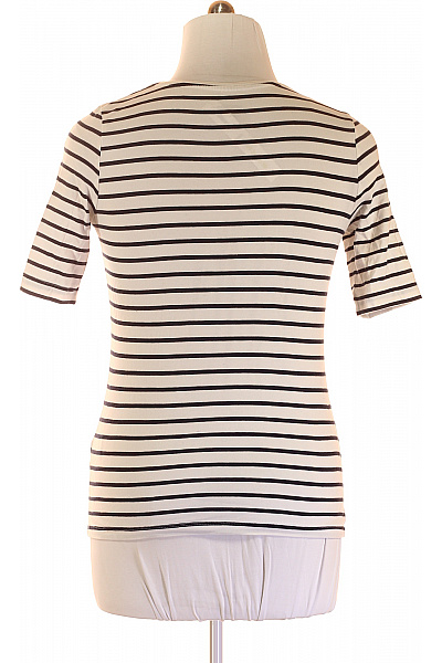 Dámské Tričko s Potiskem Modré Second hand Vel. L | Montego | obrázek 3