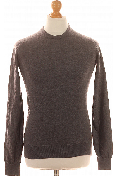 Pánský Svetr Vlněný Šedý Hugo Boss Vel. M | Hugo Boss | obrázek 2