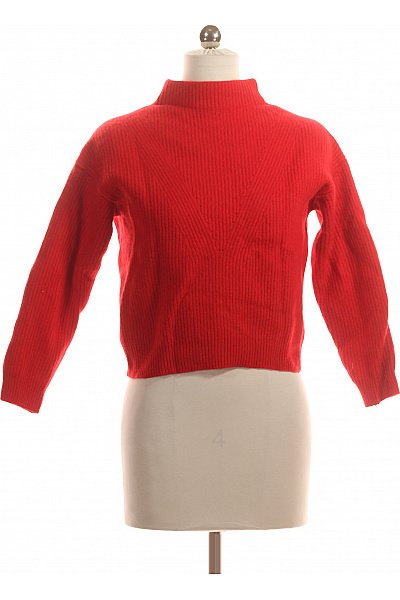 S.OLIVER Dámský Rolák Vlněný Červený Vel. S