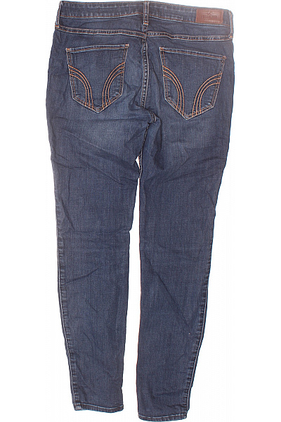 Dámské úzké Modré Hollister Second hand Vel. 28